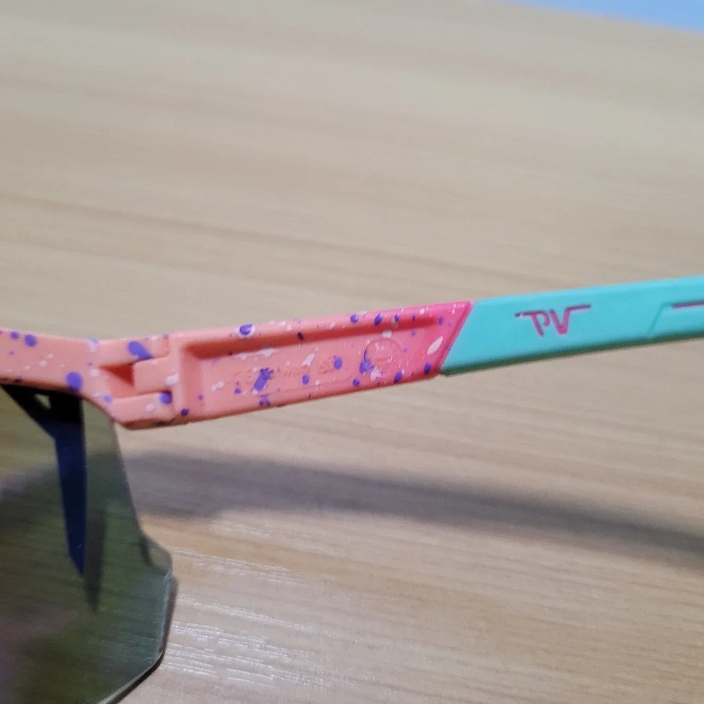 Pit Viper Sunglasses Pink Green Blue Mirrored Lenses